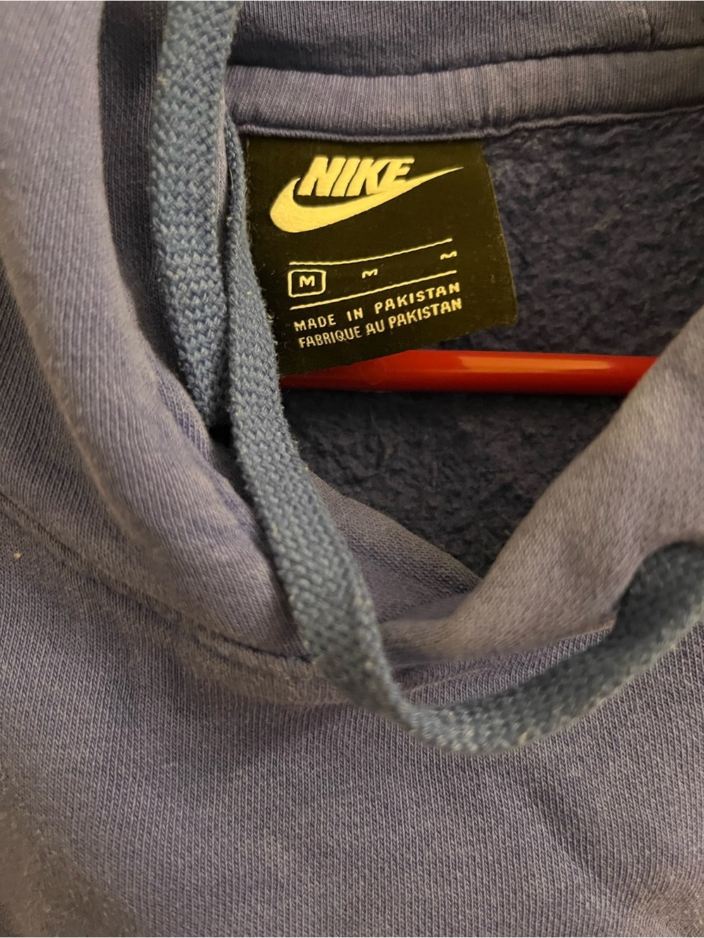 Nike Men's Purple-Blue Pullover Hoodie - Picture 3 of 3